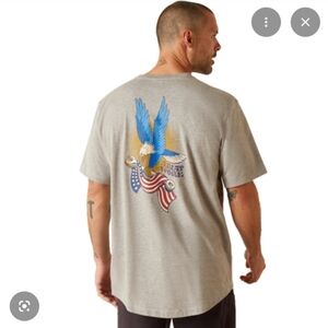 NWT Ariat Men's Rebar Workman Victory Eagle T-Shirt